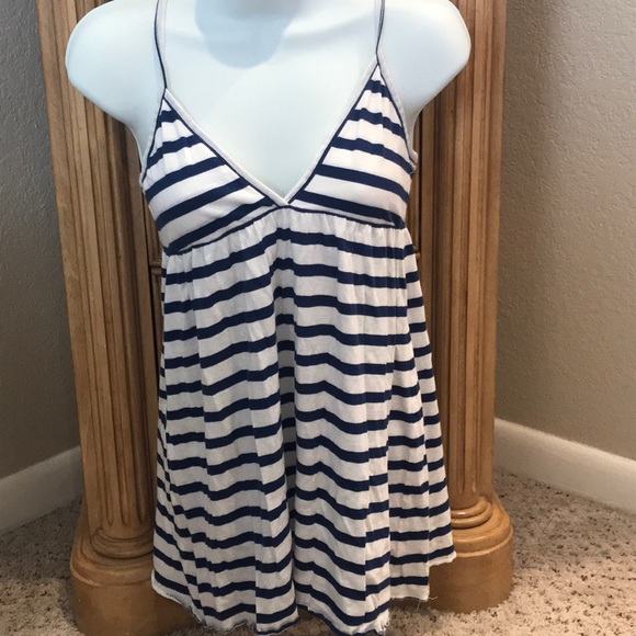 PINK Victoria's Secret Other - PINK•VS• Navy & White Stripe• Sleep Tank